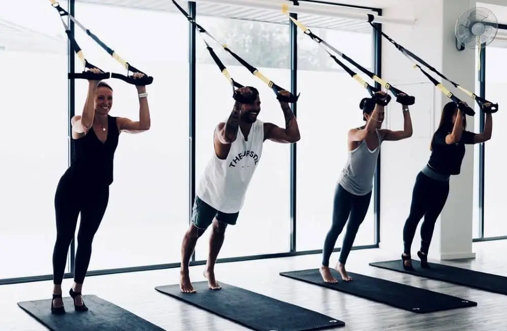 A TRX class in Calgary