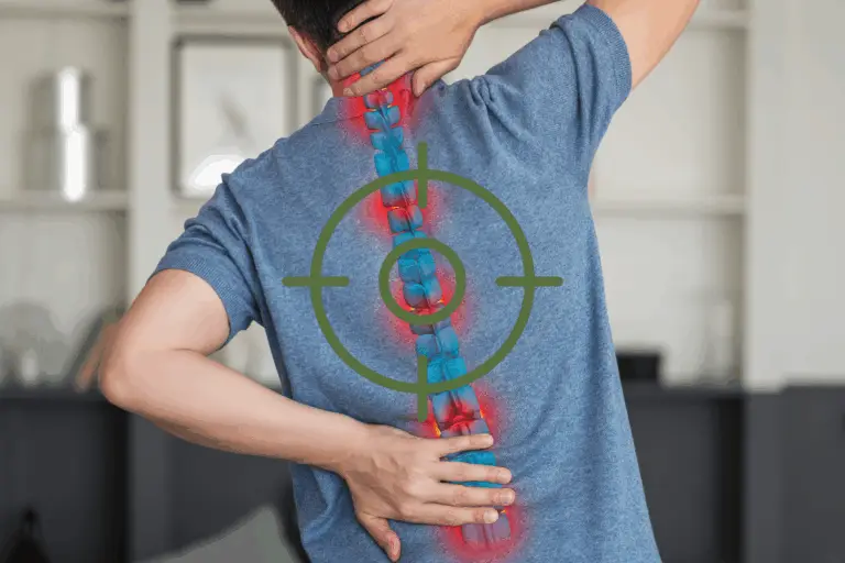 A person suffering for sciatica